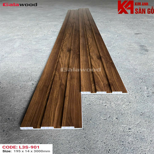 Tấm Ốp Lam 3 Sóng Thấp Galawood L3S-901
